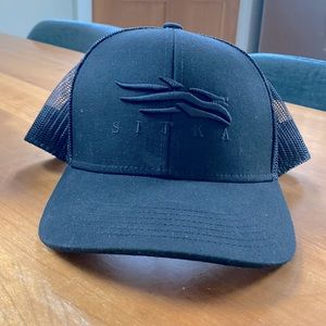 All black Sitka trucker hat **NOT SOLD IN STORES**